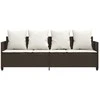 Sodo stalas Balta 100 x 100 x 73 cm poliratanas