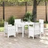 Sodo stalas Balta 100 x 100 x 73 cm poliratanas