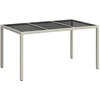 Sodo stalas Balta 150 x 90 x 75 cm poliratanas