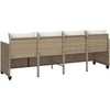 Sodo stalas Balta 350 x 100 x 74 cm poliratanas