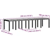 Sodo stalas Balta 350 x 100 x 74 cm poliratanas