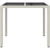 Sodo stalas Balta 90 x 90 x 75 cm poliratanas