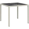 Sodo stalas Balta 90 x 90 x 75 cm poliratanas