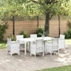 Sodo stalas Balta 200 x 100 x 73 cm poliratanas
