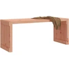 Sodo stalas, juodas, 100x55x73cm, poliratanas/akacijos mediena