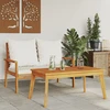 Sodo stalas, juodas, 109x107x74cm, poliratanas ir stiklas