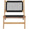 Sodo stalas Natūrali 80 x 40 x 45 cm poliratanas