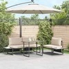 Sodo stalas Pilka 100 x 55 x 70 cm Medis