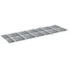Sodo stalas Pilka 150 x 90 x 75 cm poliratanas