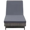 Sodo stalas Pilka 180 x 90 x 75 cm Kietos akacijos mediena