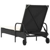 Sodo stalas Pilka 190 x 90 x 75 cm poliratanas