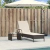 Sodo stalas Pilka 190 x 90 x 75 cm poliratanas
