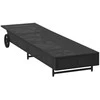 Sodo stalas Pilka 200 x 90 x 75 cm Kietos akacijos mediena
