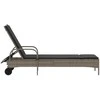 Sodo stalas Pilka 250 x 100 x 75 cm poliratanas