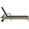 Sodo stalas Pilka 90 x 90 x 75 cm poliratanas