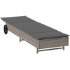 Sodo stalas Ruda 100 x 100 x 73 cm poliratanas
