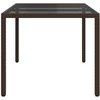Sodo stalas Ruda 150 x 90 x 75 cm poliratanas