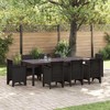 Sodo stalas Ruda 250 x 100 x 73 cm poliratanas