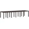 Sodo stalas Ruda 350 x 100 x 74 cm poliratanas