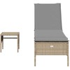 Sodo stalas, rudas, 150x90x74cm, aliuminis ir WPC
