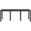 Sodo stalas Ruda 200 x 100 x 73 cm poliratanas