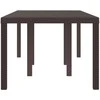 Sodo stalas Ruda 200 x 100 x 73 cm poliratanas