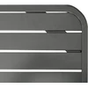 Sodo stalas, tamsiai pilkos spalvos, 180x83x72cm, plienas