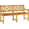 Lauko suolas Natūrali 150 x 56 x 90 cm Kietos akacijos mediena