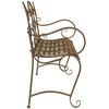 Lauko baldų komplektas Sodo suolas 2-Vietų skaičius 114 x 56,5 x 90 cm Plienas