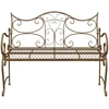 Lauko baldų komplektas Sodo suolas 2-Vietų skaičius 114 x 56,5 x 90 cm Plienas