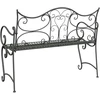Lauko baldų komplektas Sodo suolas 2-Vietų skaičius 114 x 56,5 x 90 cm Plienas