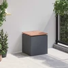Sodo suolas Antracitas 40 x 40 x 43 cm Plienas