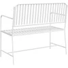 Sodo suolas Glausta balta 103,5 x 51,5 x 90 cm Plienas