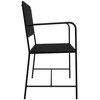 Sodo suolas Juoda 103,5 x 51,5 x 90 cm Plienas