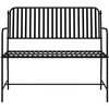 Sodo suolas Juoda 103,5 x 51,5 x 90 cm Plienas