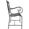 Sodo suolas Juoda 104 x 54 x 93 cm Plienas