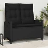 Sodo suolas Juoda 105 x 60 x 112 cm Plienas ir poliesteris