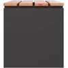 Sodo suolas Juoda 80 x 40 x 43 cm Plienas