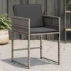 Sodo suolas su pagalve Antracitas 114 x 64 x 90cm Plienas