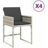 Sodo baldai Juoda 122 x 78 x 73 cm Kietos akacijos mediena