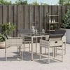 Sodo baldai Juoda 122 x 78 x 73 cm Kietos akacijos mediena