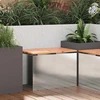Sodo suolas Sidabro 60 x 40 x 43 cm Nerūdijantis plienas