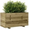sodo suolas su pagalvėlė pilka 110x30x40,5 cm poliratanas