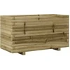sodo suolas su pagalvėlė pilka 110x30x40,5 cm poliratanas