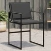 sodo suolas su pagalvėlė pilka 110x40x44 cm polietileno rotango