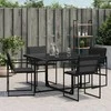 sodo suolas su pagalvėlė pilka 110x40x44 cm polietileno rotango
