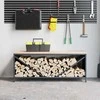Sodo suolas Šviesiai pilka 120 x 59 x 88 cm HDPE