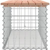 Sodo suoliukas, 103x44x42cm, douglas eglė, gabiono dizaino