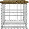 Sodo suoliukas, 63x44x42cm, impregnuota pušis, gabiono dizaino