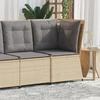 Sodo suoliukas su pagalvėle, juodos spalvos, 116cm, plienas